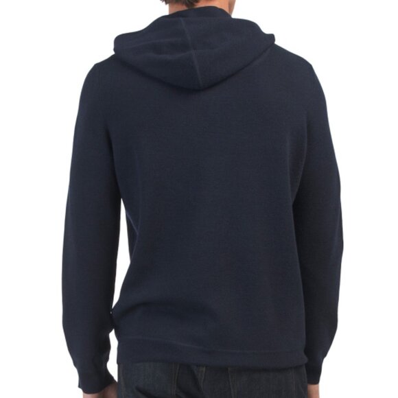 NEW NAADAM Wool Merino Hoodie for men Cement 563mn - Picture 5 of 5